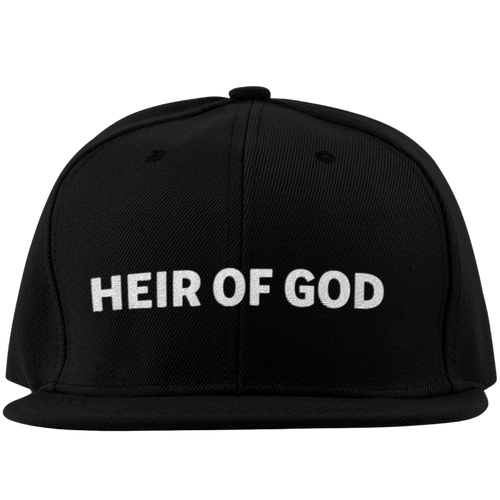 Heir of God Black Snapback Cap