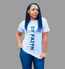 Load image into Gallery viewer, White By Faith Shirt Black Logo - Unisex