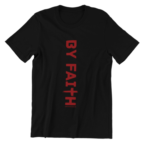 Black By Faith Shirt Red Logo - Unisex