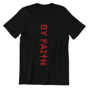 Black By Faith Shirt Red Logo - Unisex