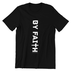 Black By Faith Shirt White Logo - Unisex