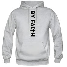 Load image into Gallery viewer, Grey By Faith Hoodie Black Logo - Unisex