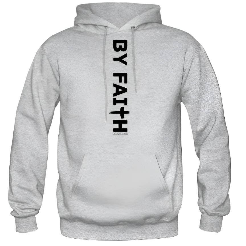 Grey By Faith Hoodie Black Logo - Unisex