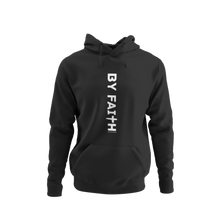 Load image into Gallery viewer, Black By Faith Hoodie White Logo - Unisex