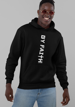 Load image into Gallery viewer, Black By Faith Hoodie White Logo - Unisex