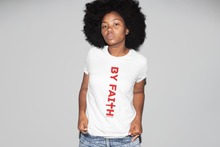 Load image into Gallery viewer, White By Faith Shirt Red Logo - Unisex